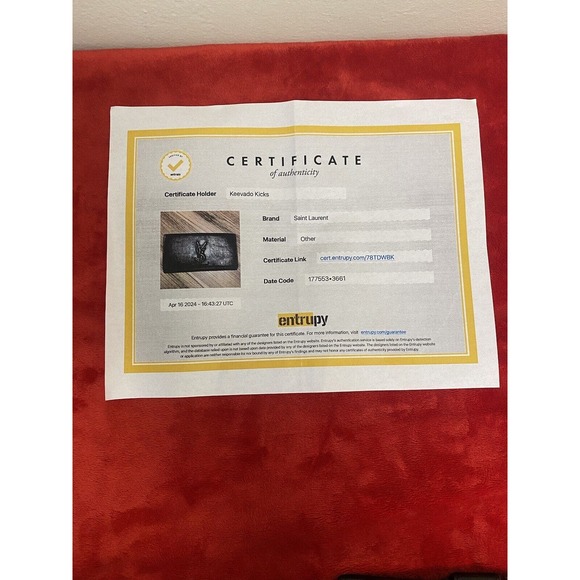 Yves Saint Laurent YSL Black Patent Leather Belle De Jour Flap Clutch With COA - Picture 16 of 16